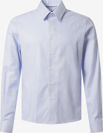Coupe regular Chemise business PIERRE CARDIN en bleu : devant