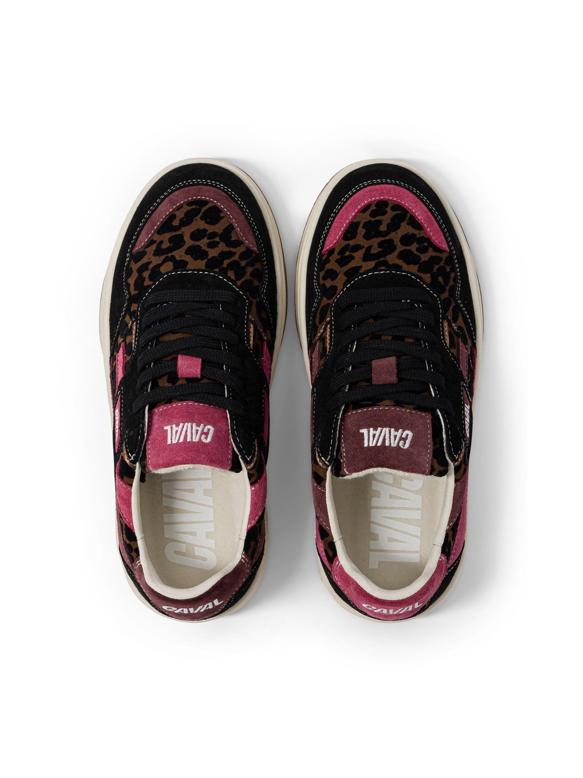 Caval Trampki slip on ' PLAYGROUND ' w kolorze czarny: góra