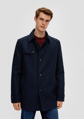 s.Oliver Between-Seasons Coat in Blue: front