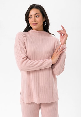 Pullover di Jimmy Sanders in rosa: frontale