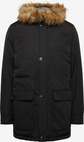 Mavi Winter Parka in Black: front