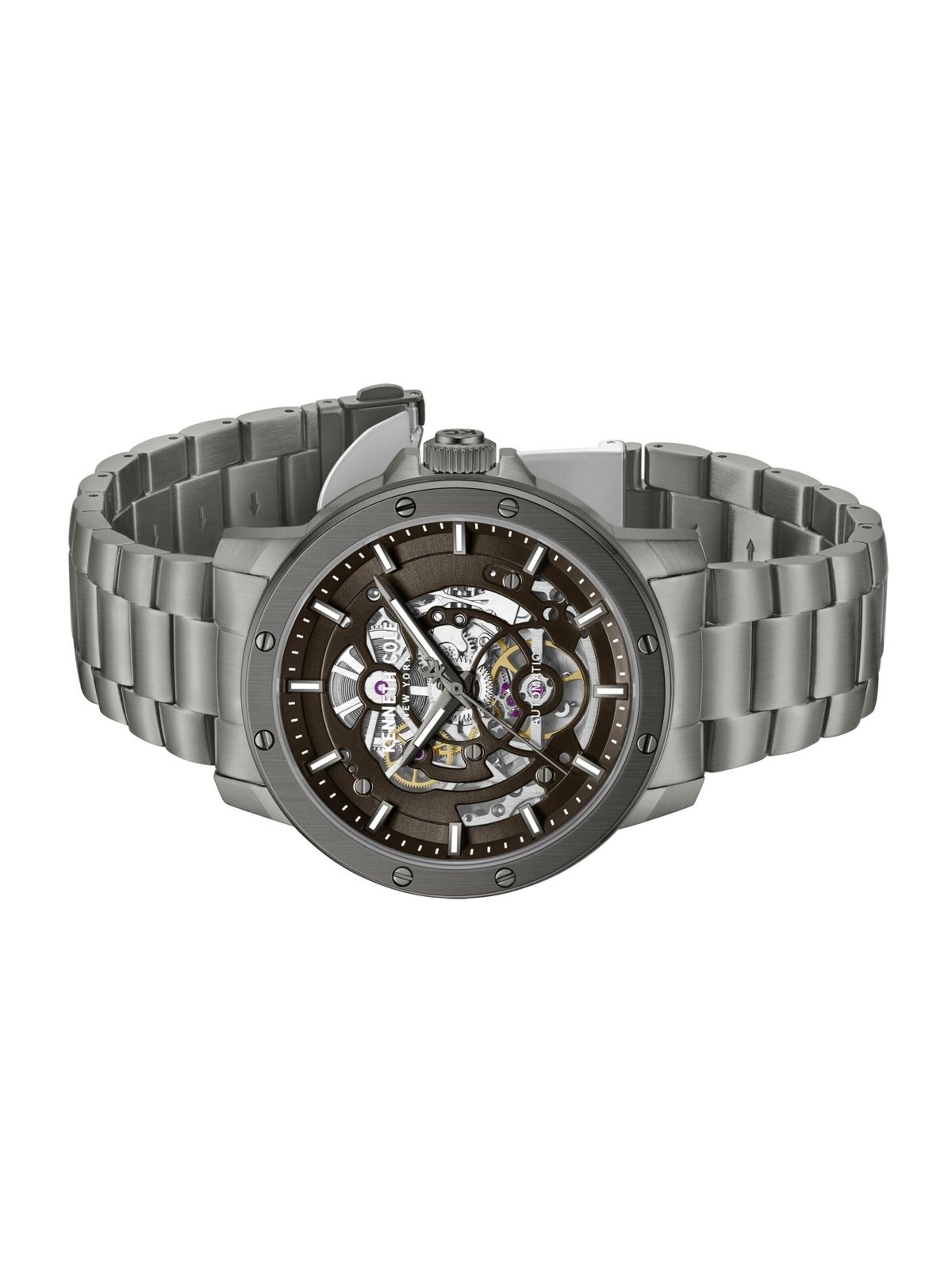 Montre à affichage analogique Kenneth Cole en marron