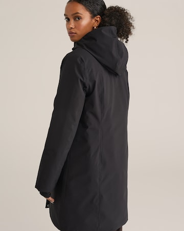 WE Fashion Tussenparka in Zwart