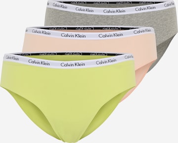 Slip Calvin Klein Underwear Plus en jaune : devant