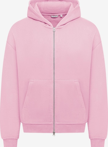Daily Cotton Sweatjacke 'DCBEND' in Pink: Vorderseite