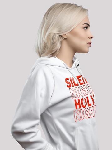 Sweat-shirt 'Silent night holy night' F4NT4STIC en blanc