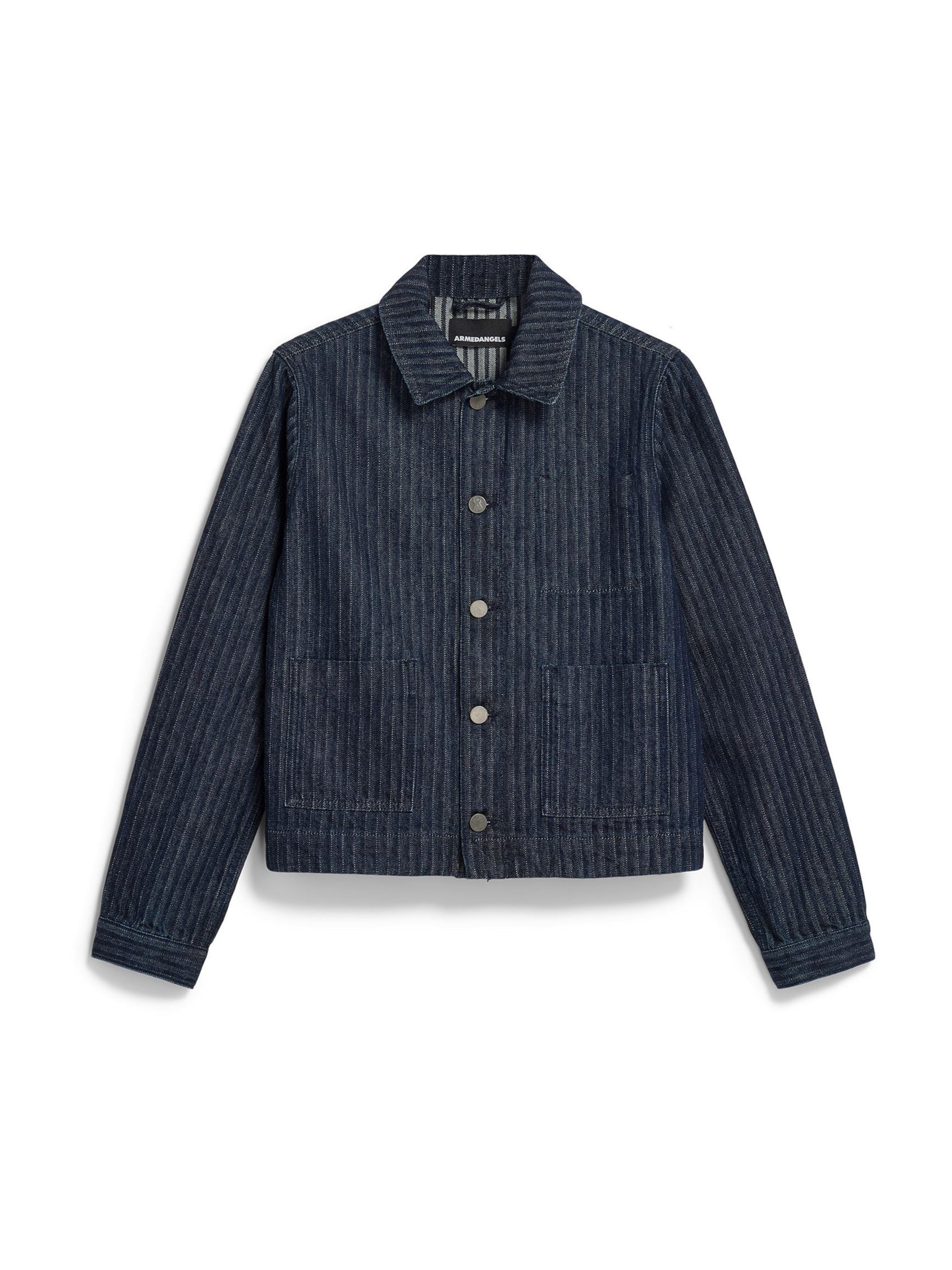 Veste mi-saison ARMEDANGELS en bleu : devant