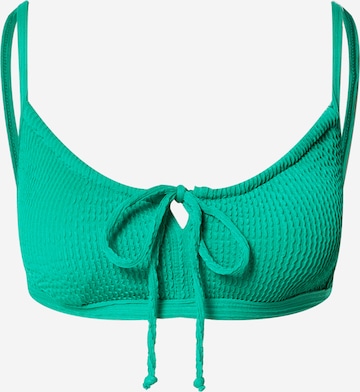 Bustino Top per bikini di Warehouse in verde: frontale