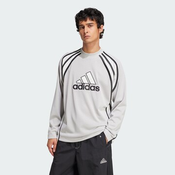 T-Shirt 'Warm-Up' ADIDAS ORIGINALS en gris : devant