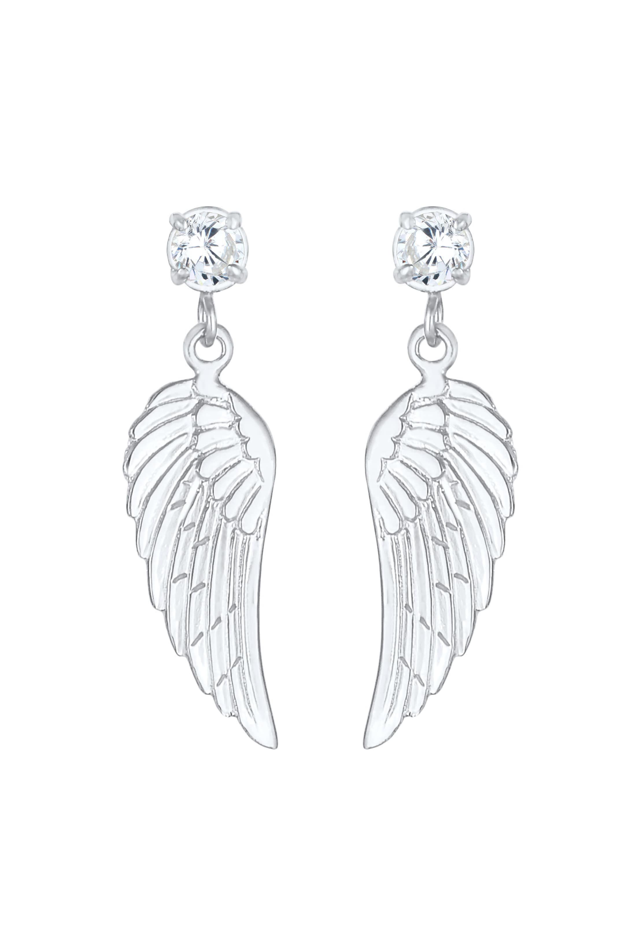 Nenalina Earrings in Silver: front