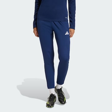 Effilé Pantalon de sport 'Entrada26' ADIDAS PERFORMANCE en bleu : devant