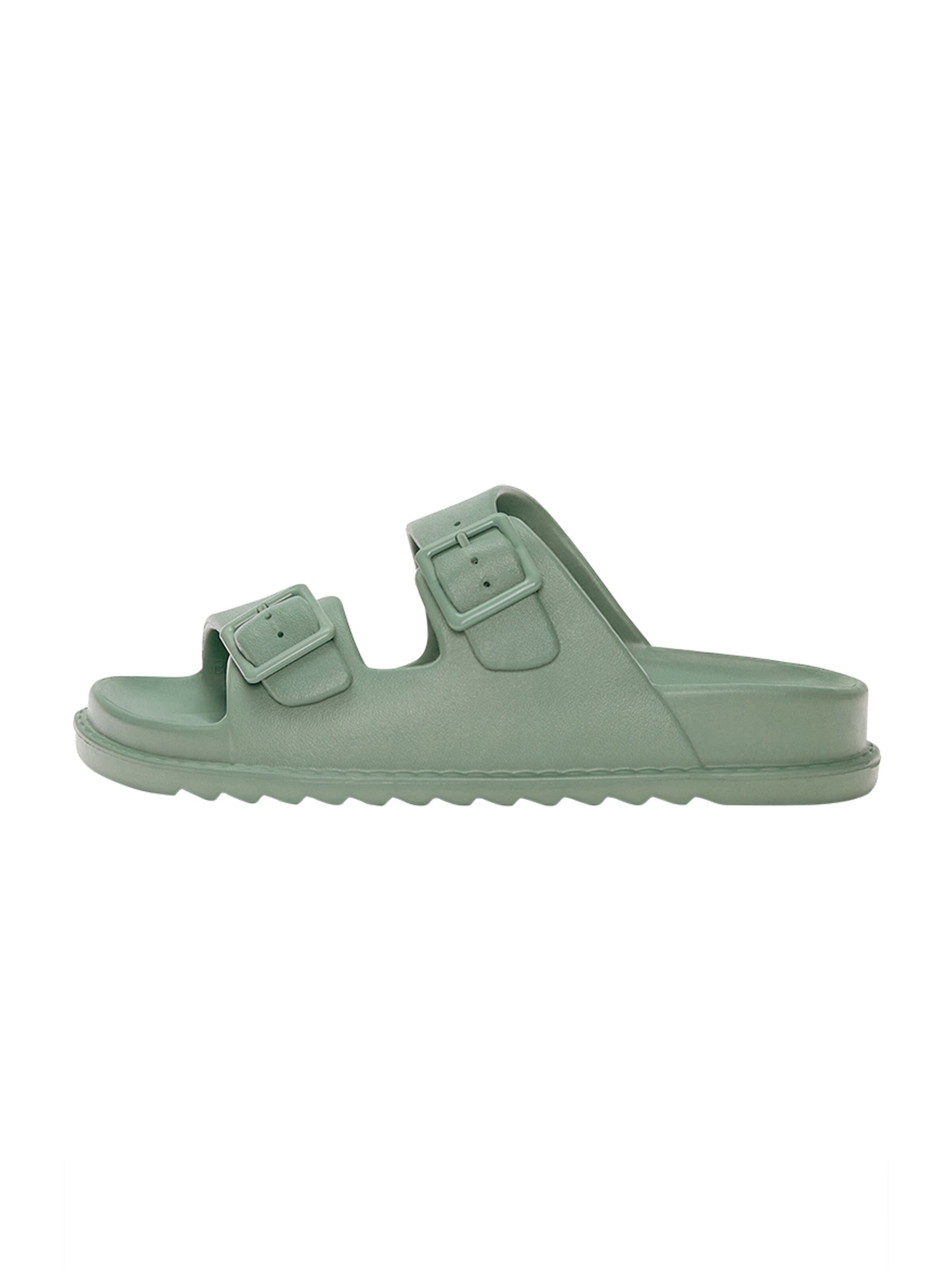 Pull&Bear Чехли в зелено