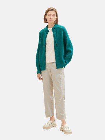 TOM TAILOR Knit Cardigan in Green