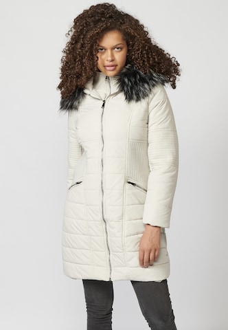 KOROSHI Winter parka in White: front