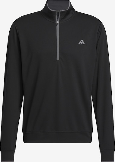 ADIDAS GOLF Toiminnallinen paita 'Lightweight Half-Zip' värissä harmaa / musta, Tuotenäkymä