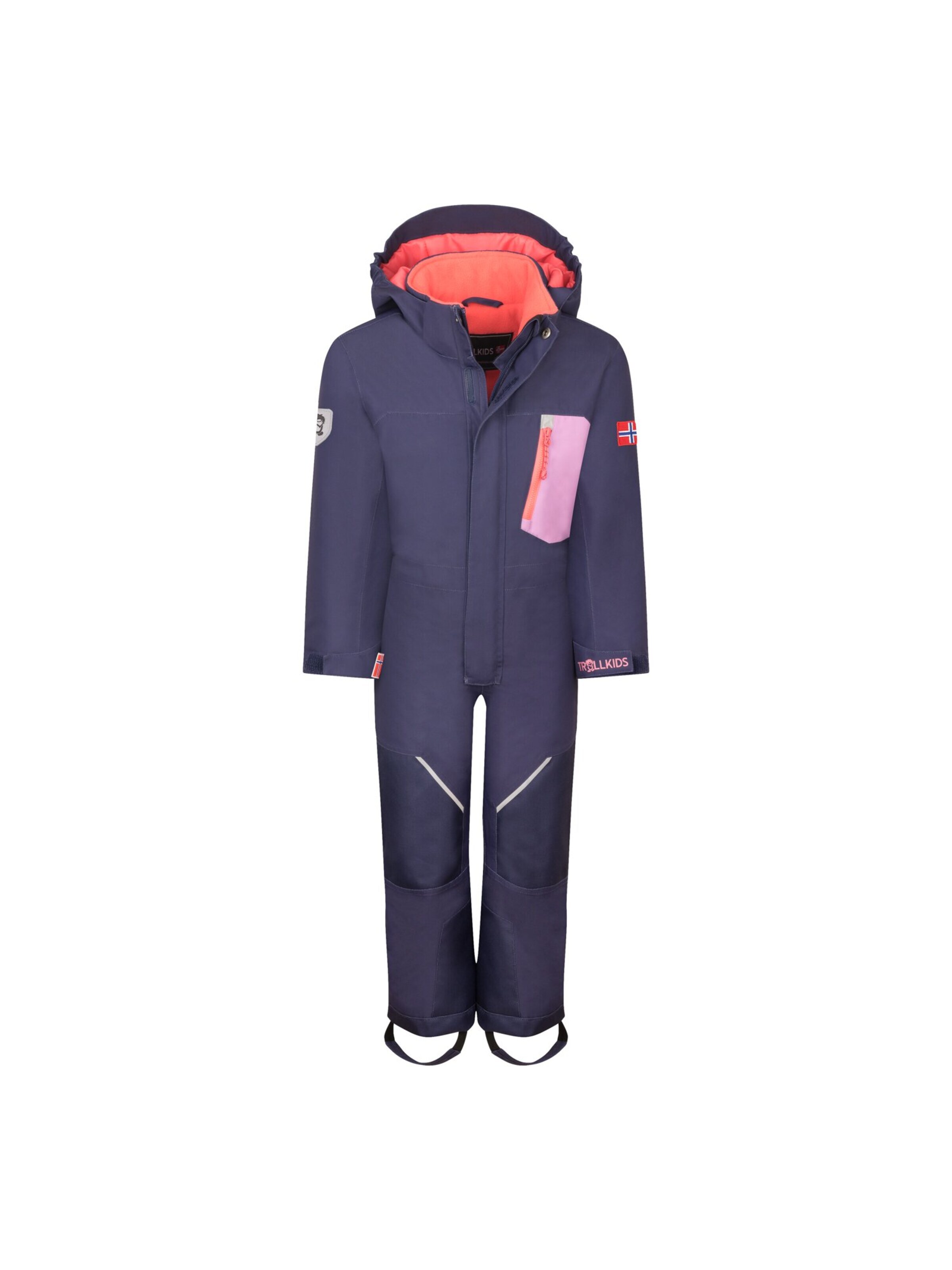TROLLKIDS Dungarees in Purple: front