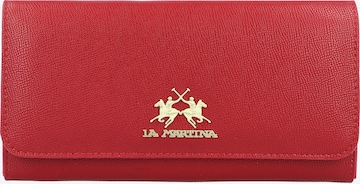 La Martina Wallet 'Gabriela' in Red: front
