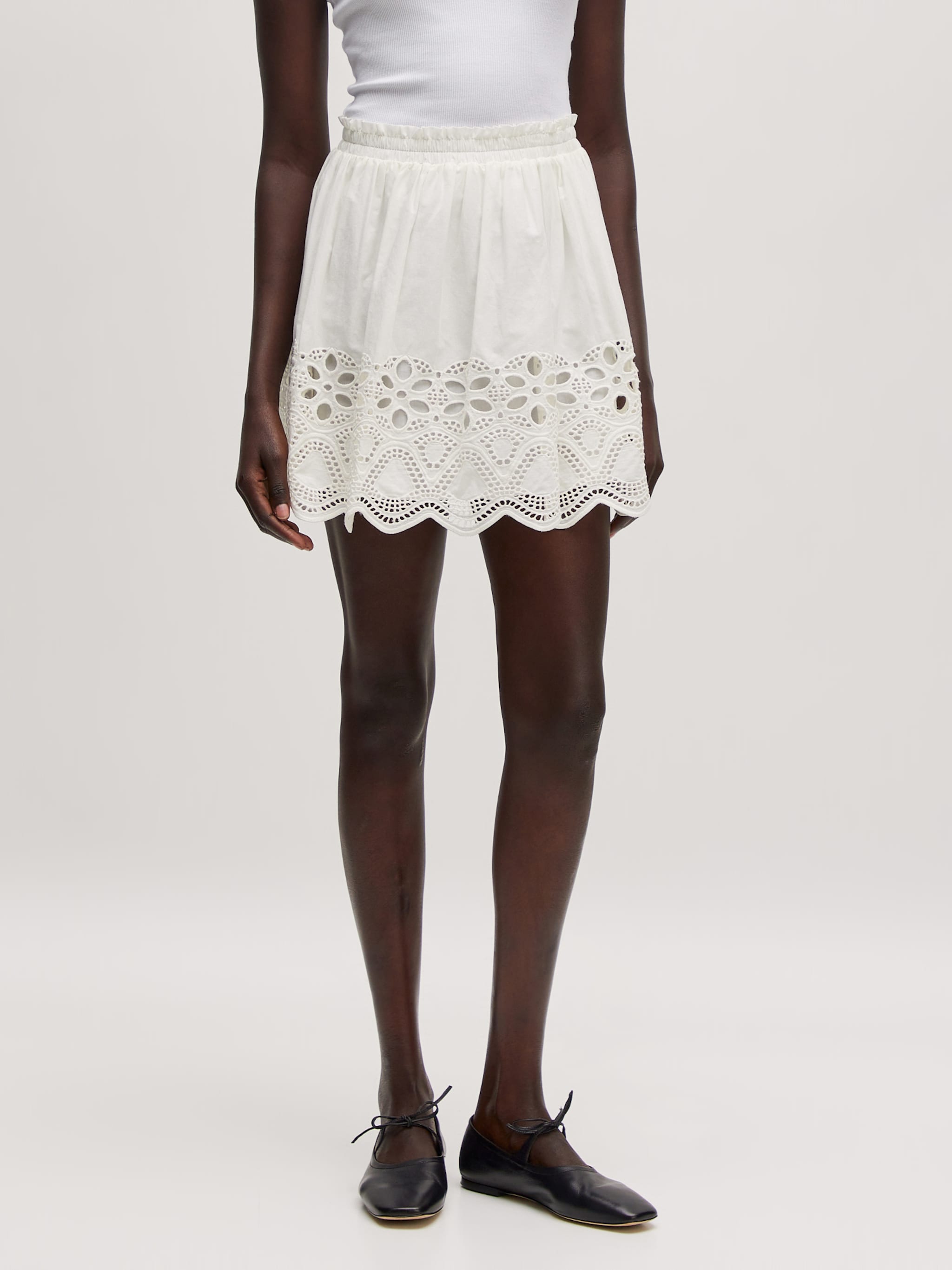 EDITED Produits Jupe 'Quella' blanc