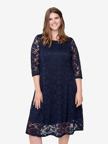 Zizzi Dress 'EBONNIE' in Blue: front