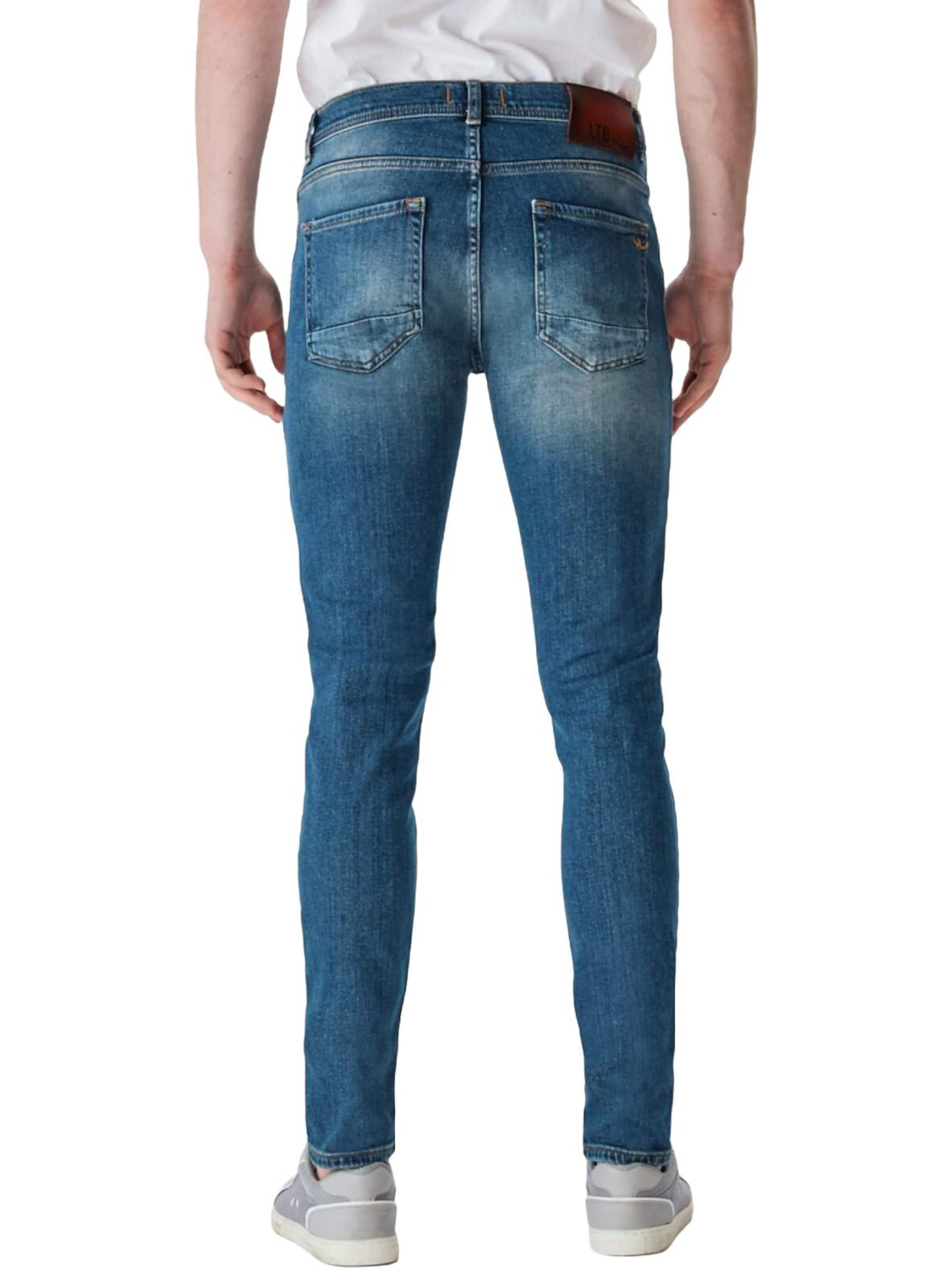 LTB Jeans - Skinny Vaquero 'LTB Jeans Herren Jumy Super Skinny Jeanshose mit mittelhohem Bund' en azul