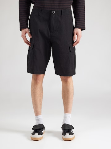 Volcom Regular Broek 'STRANGE' in Zwart: voorkant