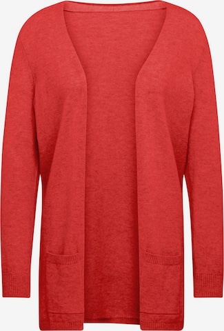 Goldner Knit Cardigan in Red: front