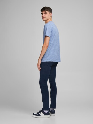 JACK & JONES Slimfit Broek 'Glenn' in Blauw