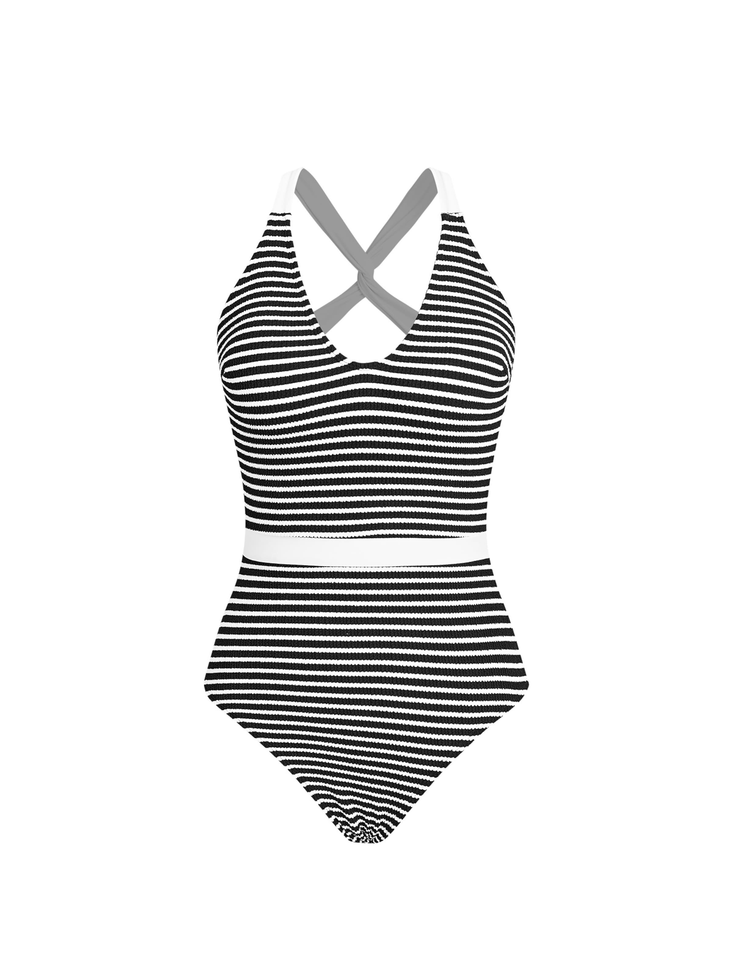 Cupshe Badeanzug in schwarz, Produktansicht