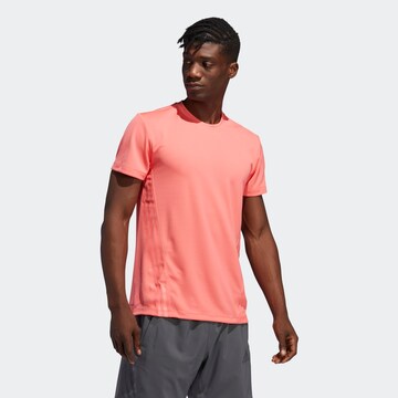 ADIDAS SPORTSWEAR Regular fit Λειτουργικό μπλουζάκι σε πορτοκαλί: μπροστά
