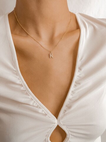 Collana 'Letter K' di Hey Happiness in oro