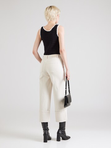 ONLY Wide leg Jeans 'ONLMADISON' in Beige