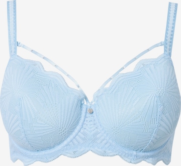 mėlyna Ulla Popken Marškinėliai Liemenėlė: priekis