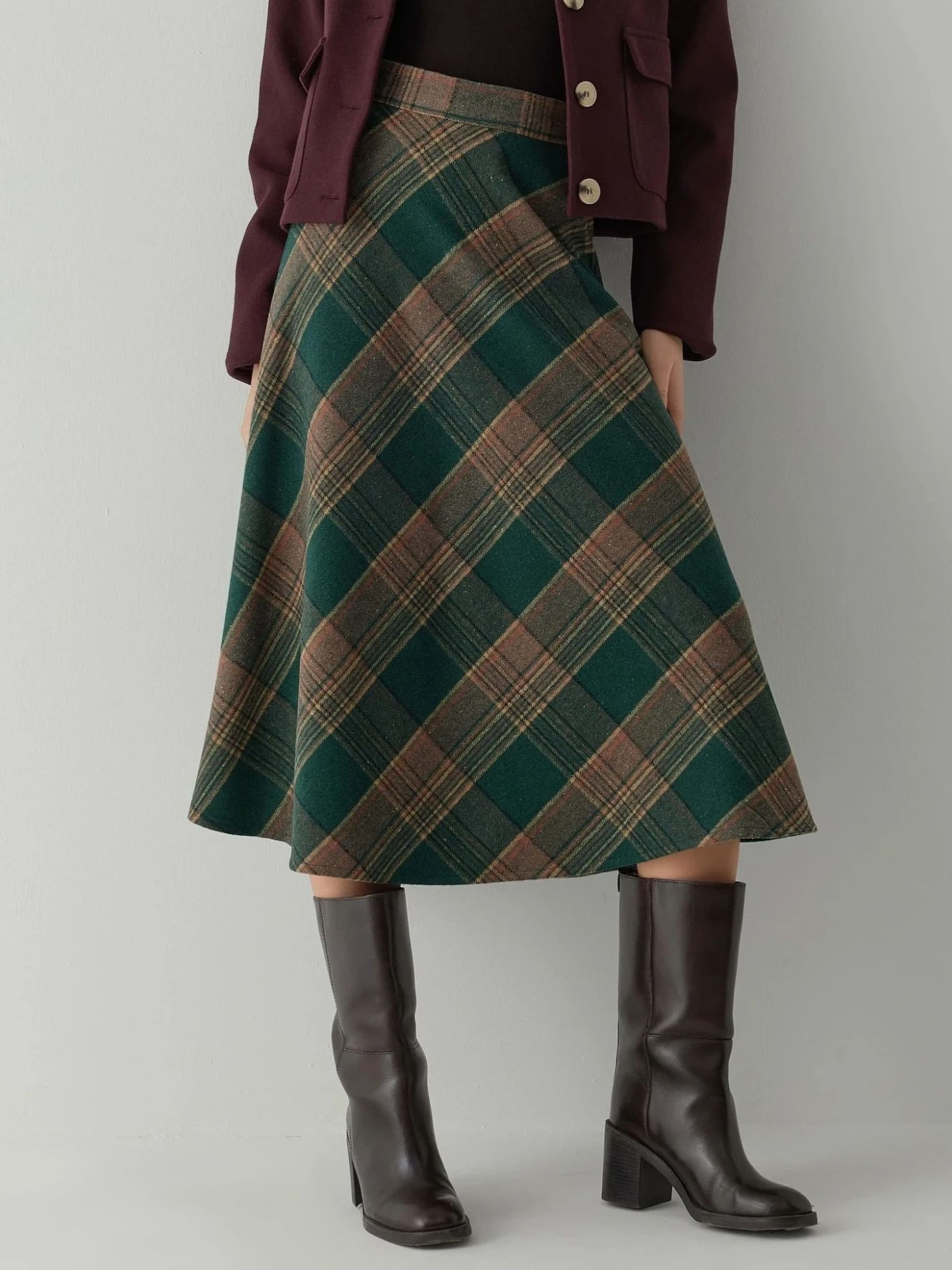 Hiccup - Saia em verde: frente