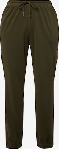 Ulla Popken - Loosefit Pantalón en verde: frente