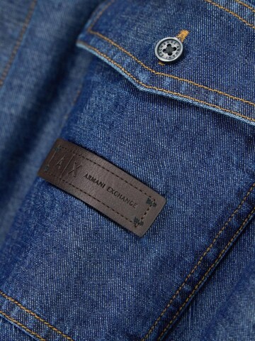 ARMANI EXCHANGE Regular fit Overhemd in Blauw