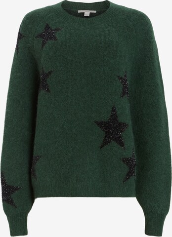 AllSaints Trui 'STAR TINSEL' in Groen: voorkant