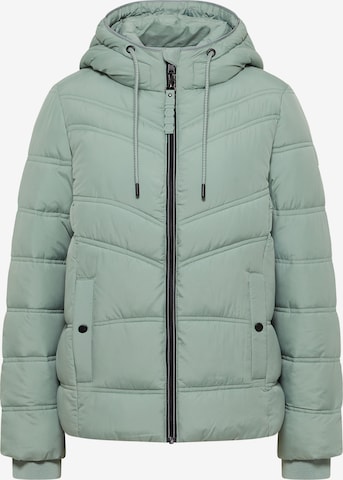 CECIL Winter Jacket in Green: front