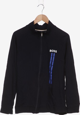 BOSS Sweatshirt & Zip-Up Hoodie in L in Blue: front