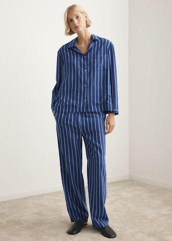 MANGO Pyjamahose 'Forzza' in Blau