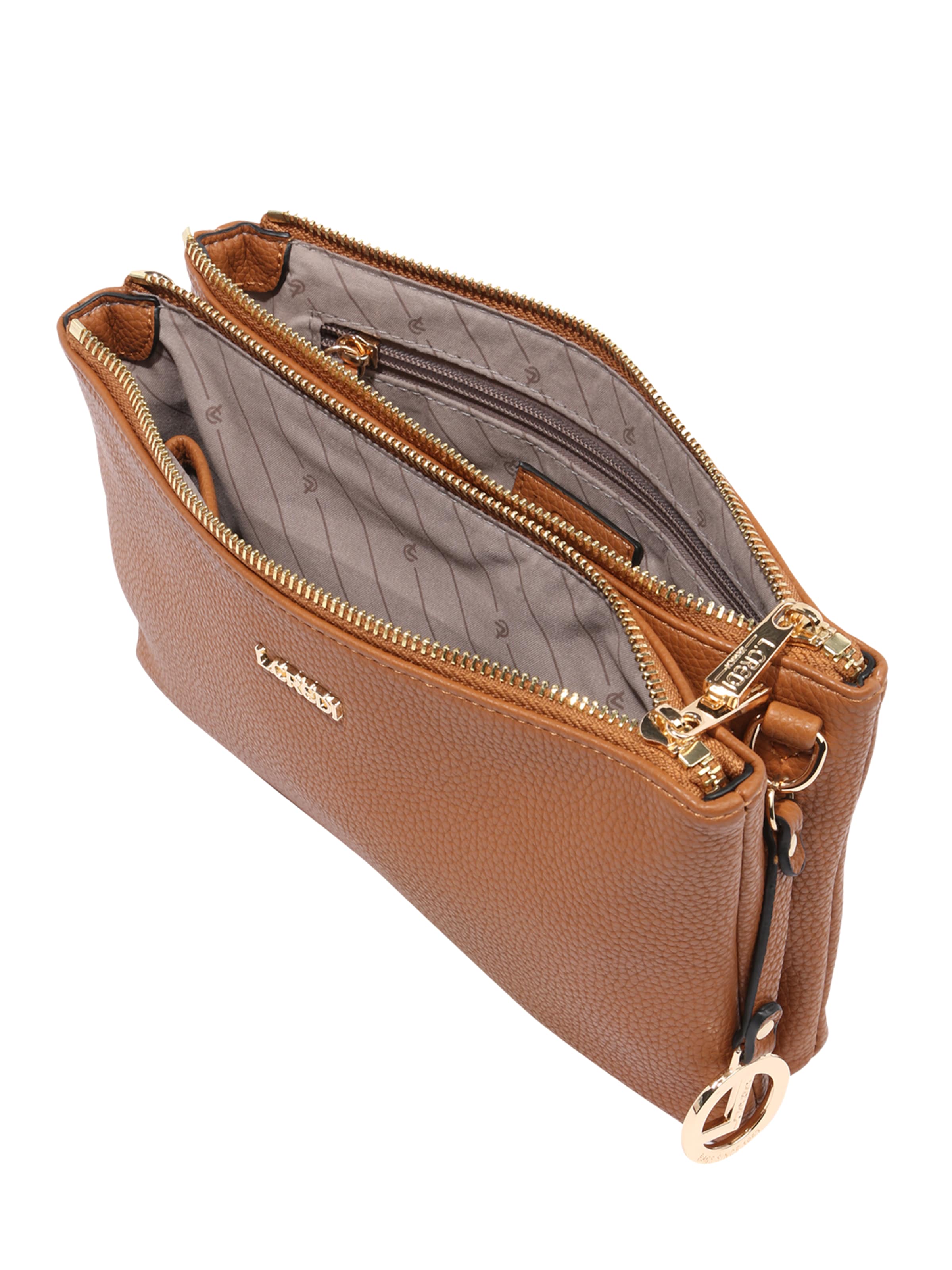 L.CREDI Crossbody bag 'Ella' in Brown