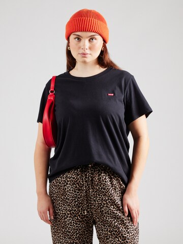 Maglietta 'The Perfect Tee ' di Levi's® Plus in nero: frontale