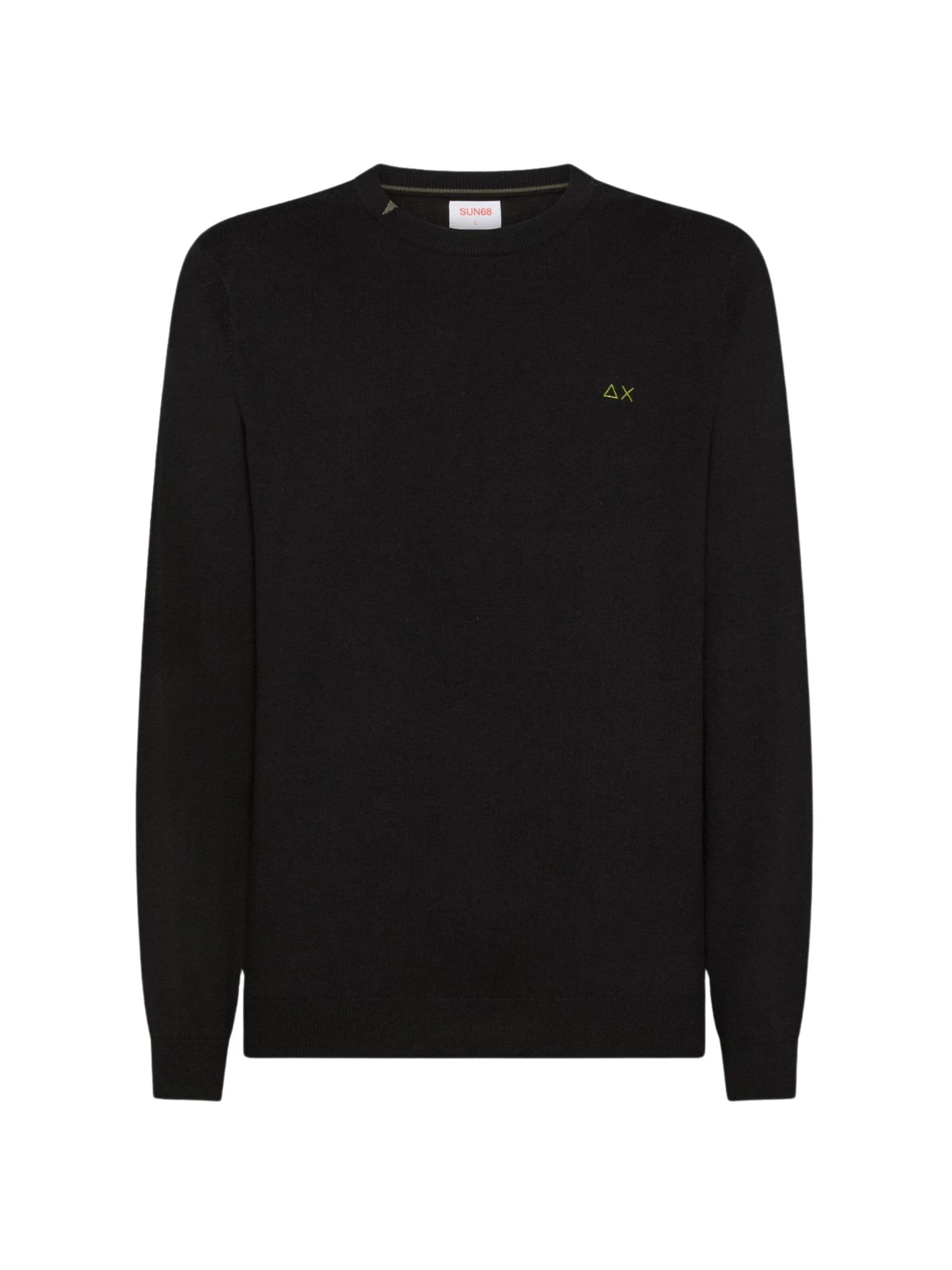 SUN68 - Jersey 'K45101' en negro: frente