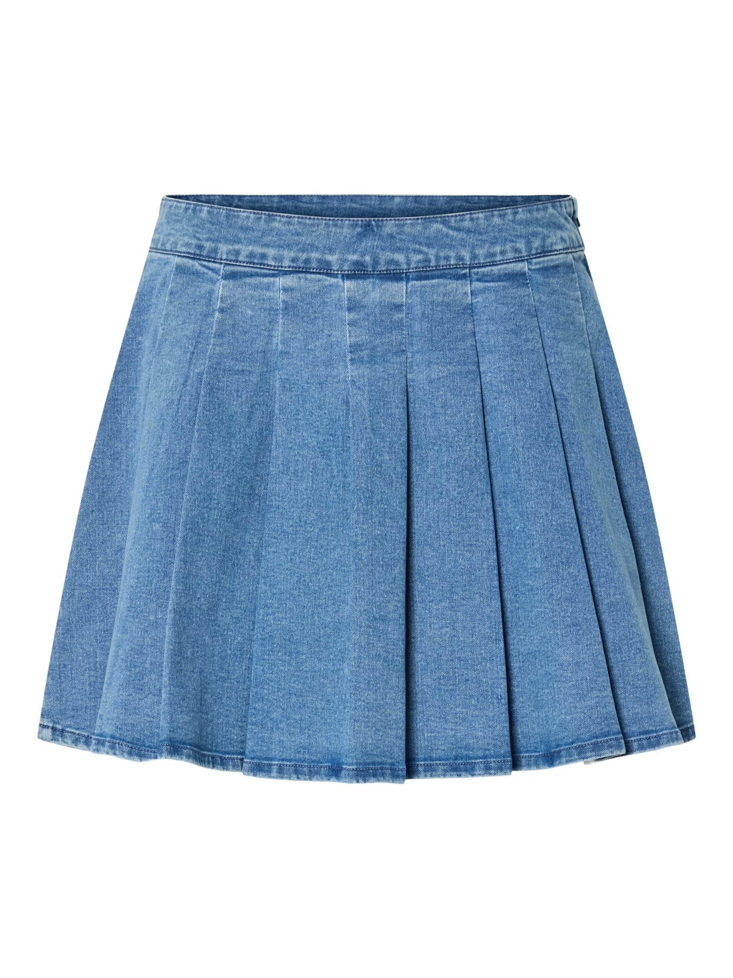 PIECES Spódnica '17156077' w rozmiarze 34 w kolorze niebieski denimm, Podgląd produktu