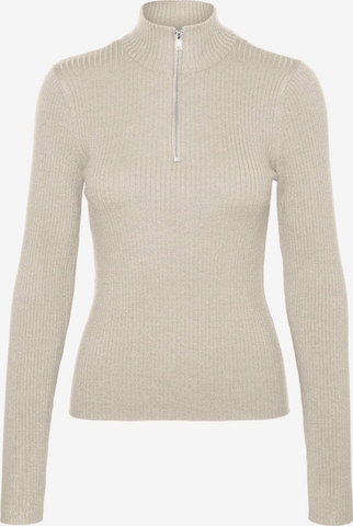 Pull-over 'Gold' VERO MODA en beige : devant