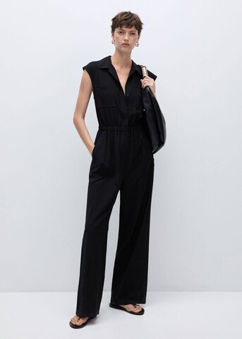 MANGO Jumpsuit 'POLITO' i svart: framsida