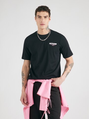 Sixth June - Camiseta 'LA VIE EN ROSE' en negro