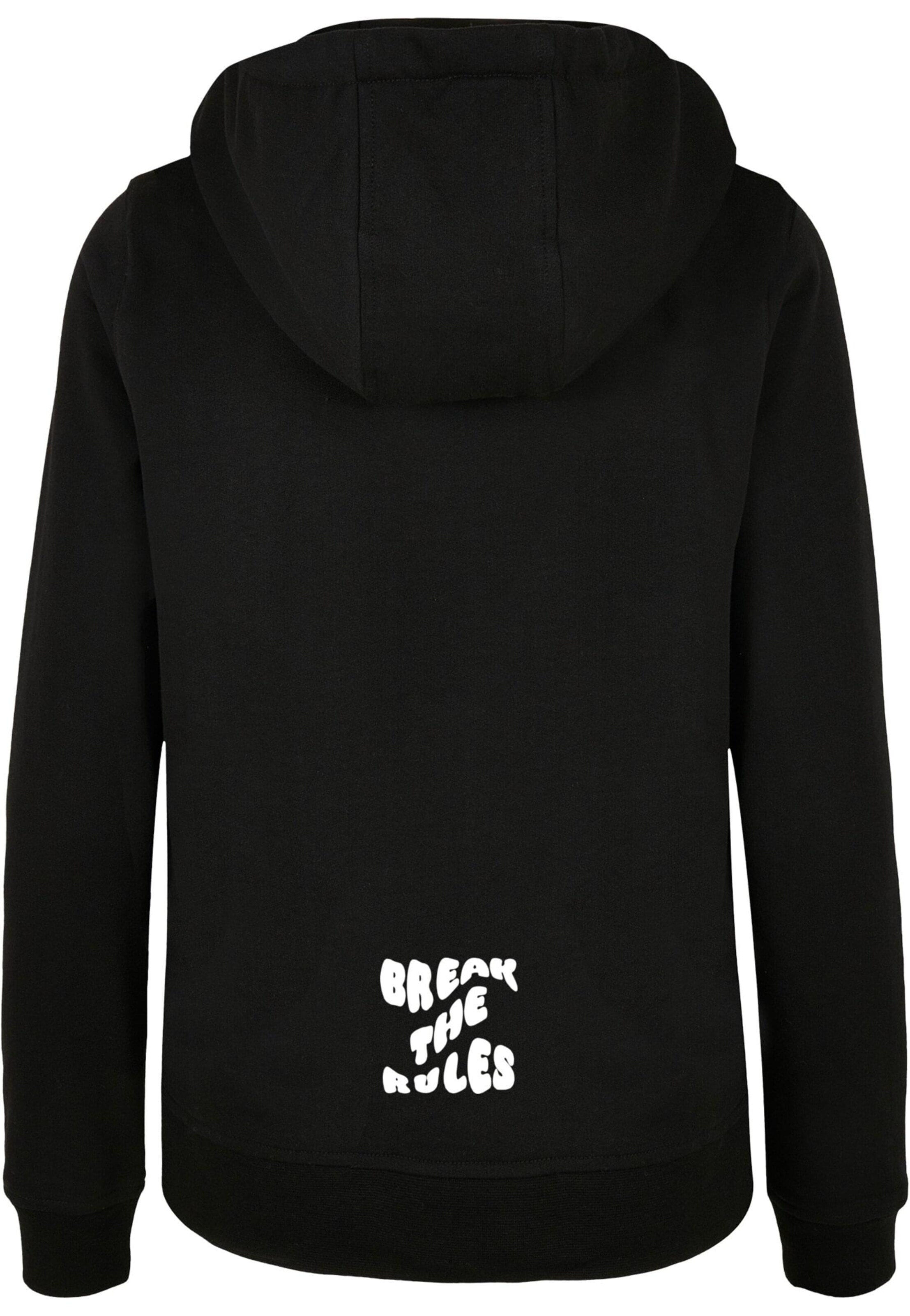 Merchcode Sweatshirt 'Break The Rules' in Black