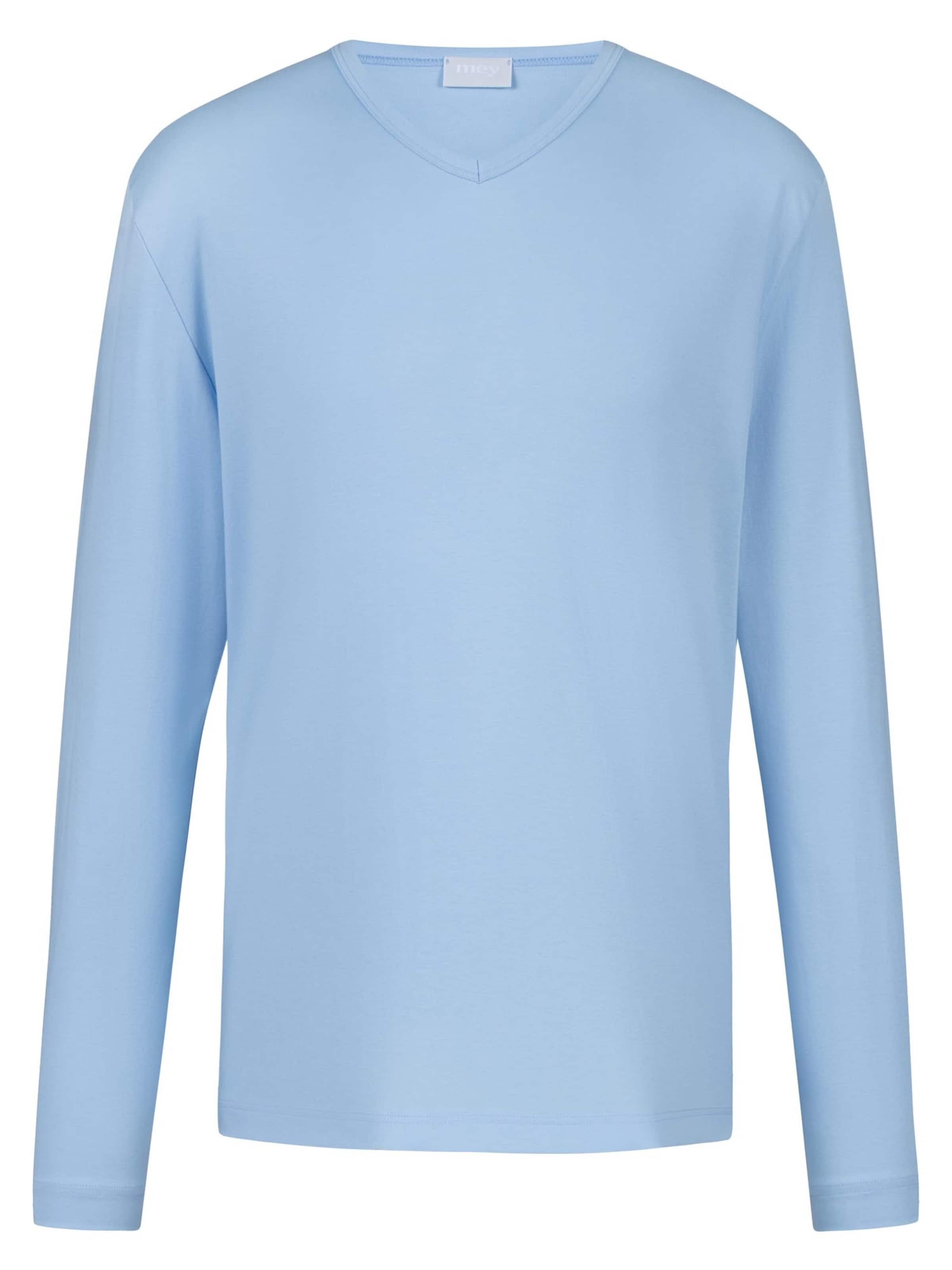 Mey Shirt 'Solid Night' in Blauw: voorkant