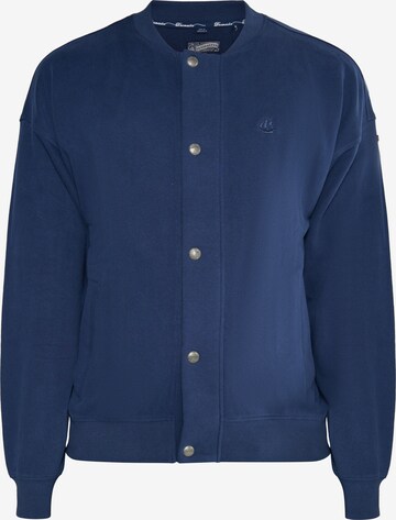 Veste de survêtement DreiMaster Vintage en bleu : devant