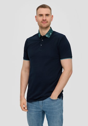 s.Oliver Men Big Sizes Poloshirt in Blau: Vorderseite